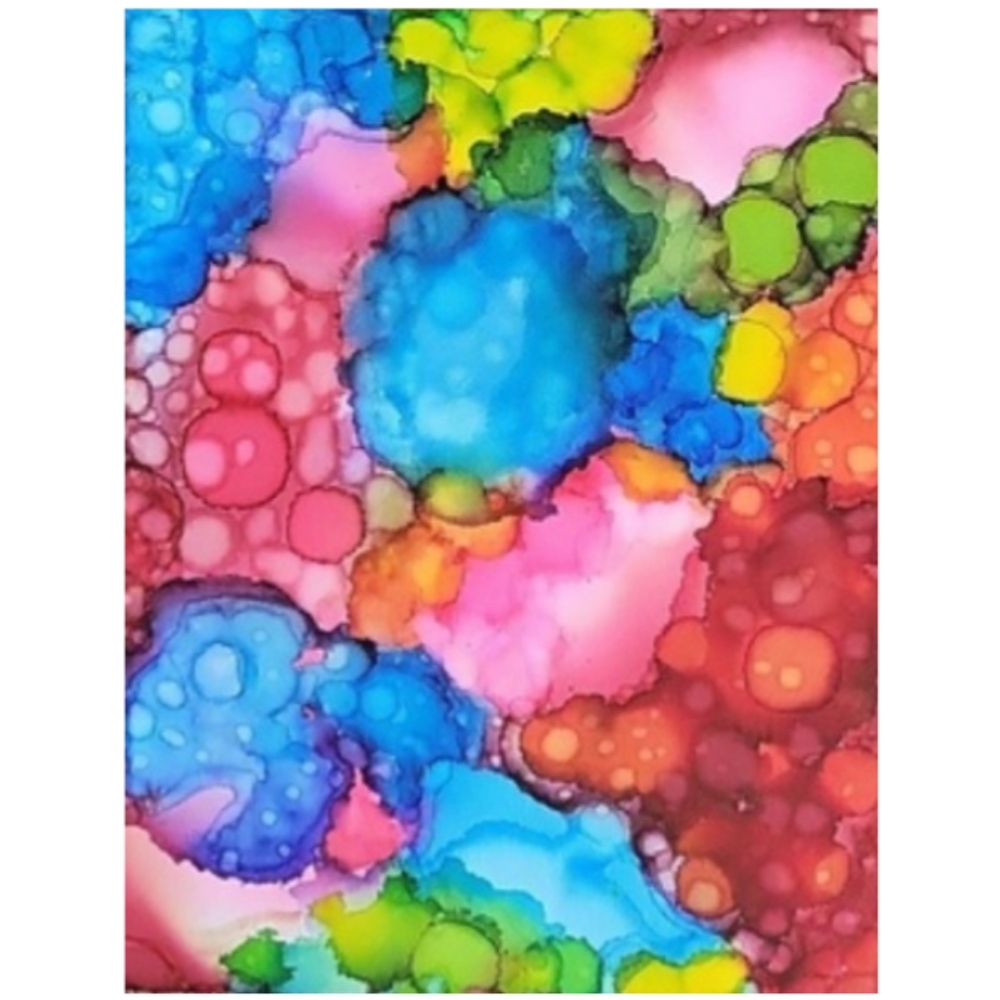 Hand Crafted Abstract Design 11x14 Inches Canvas Painting
